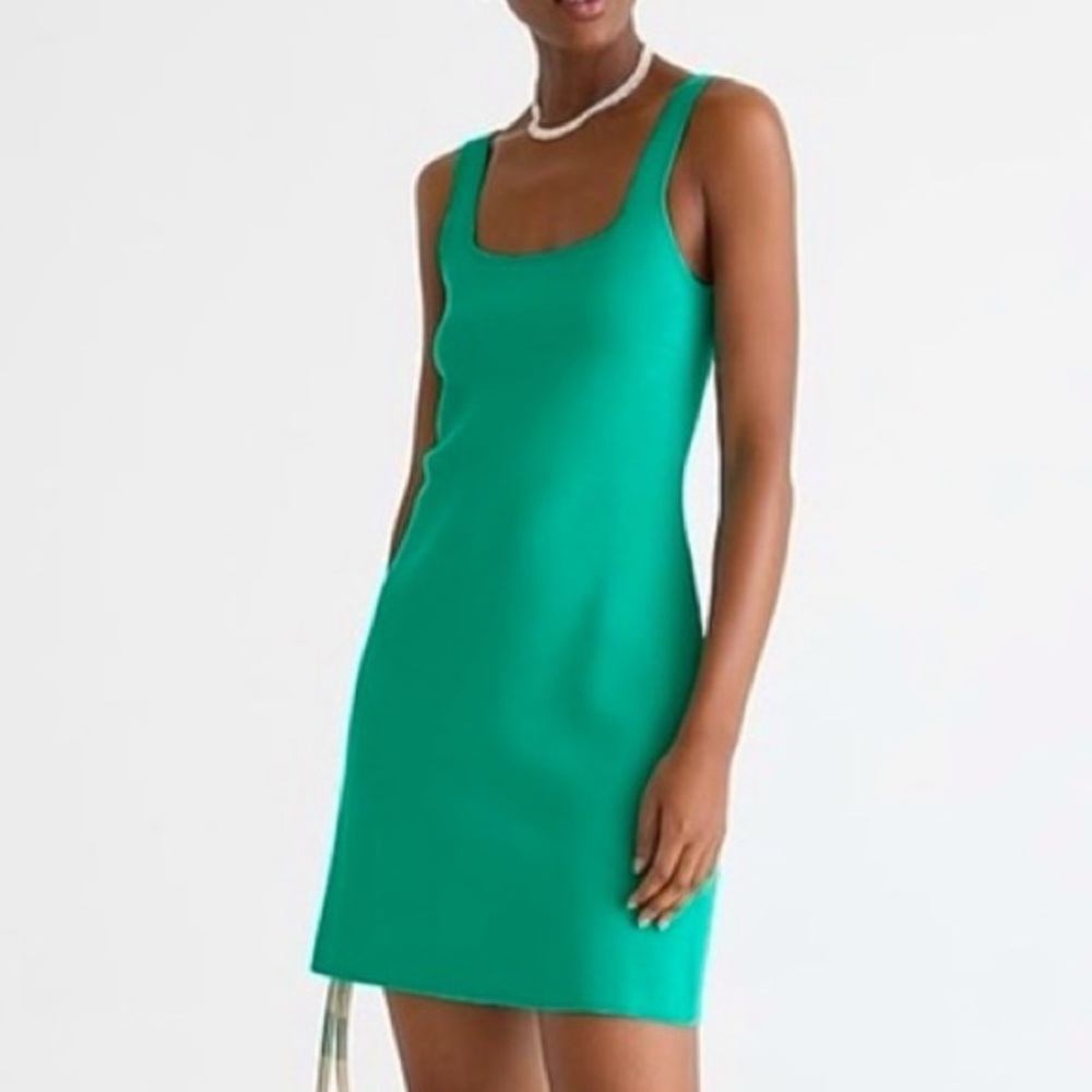 J. Crew Square Neck Mini Sweater Dress